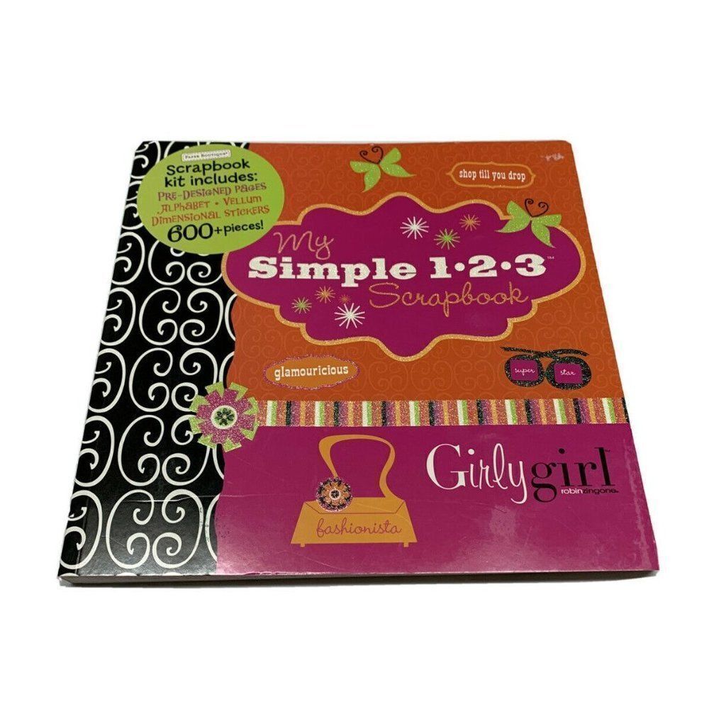 Scrapbooking Simple 1-2-3 Kit Girly Girl Shop Till